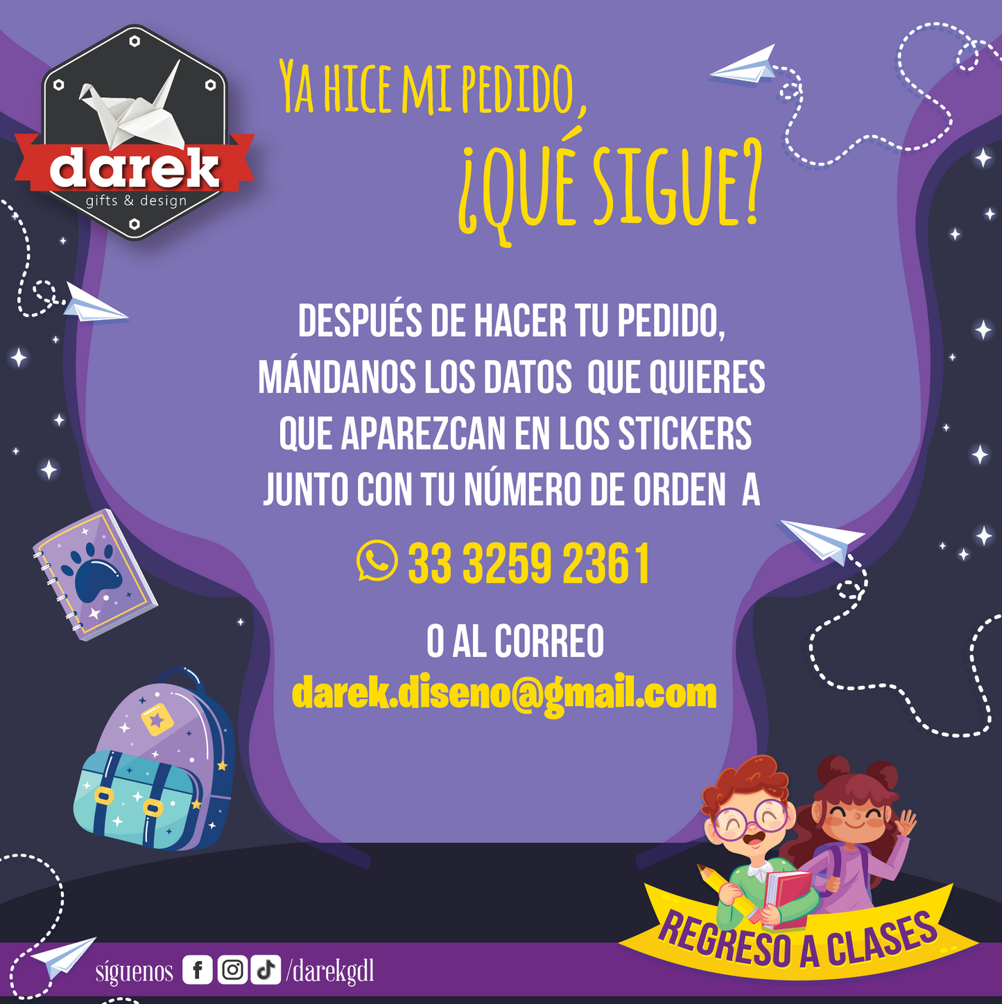 Set de Stickers escolares CINNAMON