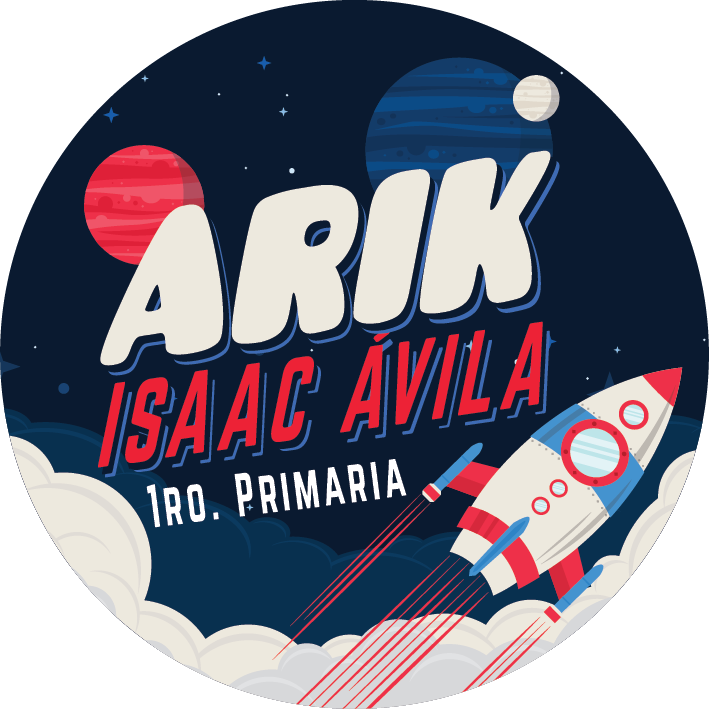 Set de Stickers escolares SPACE